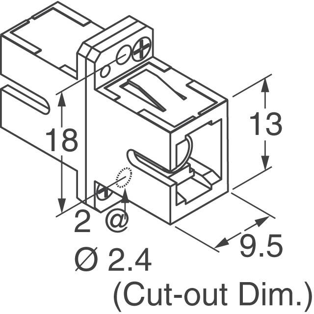 HSC-A2-D1 Hirose Electric Co Ltd  Adattatori per connettori in fibra ottica